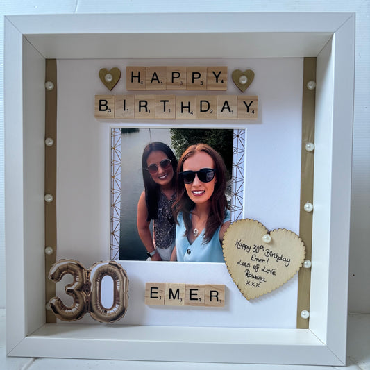Birthday Frame-With Space For A Photo