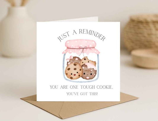 Tough cookie card