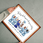Bridal Party Framed Print - Picture Perfect Scrabble
