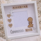 Communion/Confirmation Frame-With Praying Boy/Girl and space for a photo - Picture Perfect Scrabble