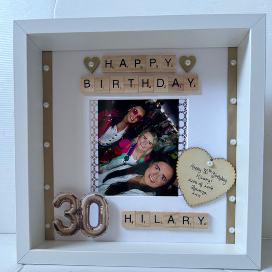 Birthday Frame-With Space For A Photo