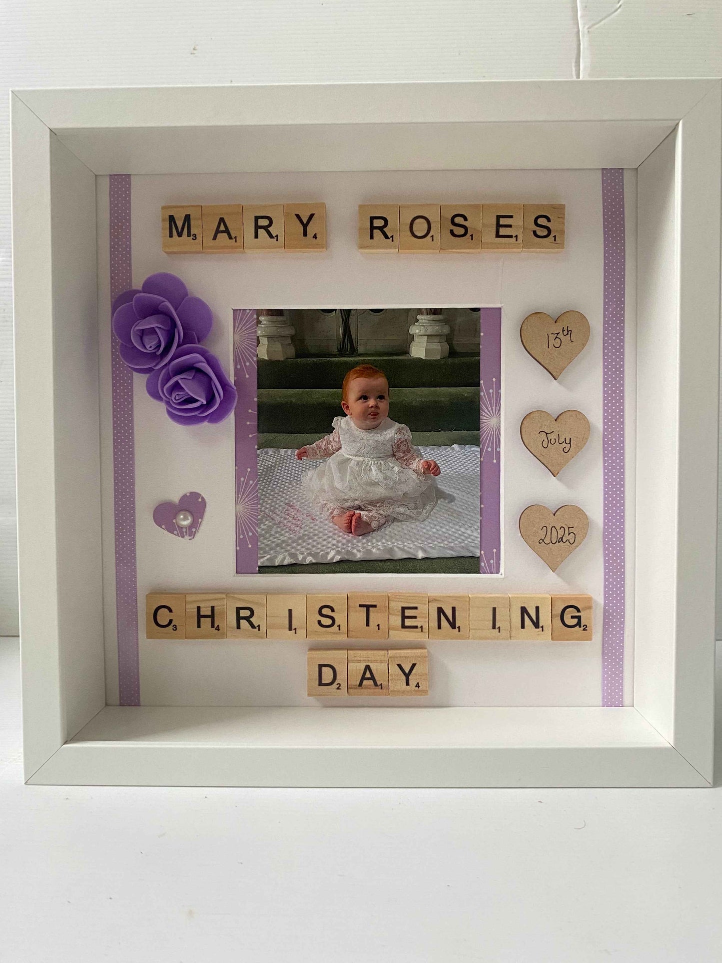 Christening Frame-With Photograph