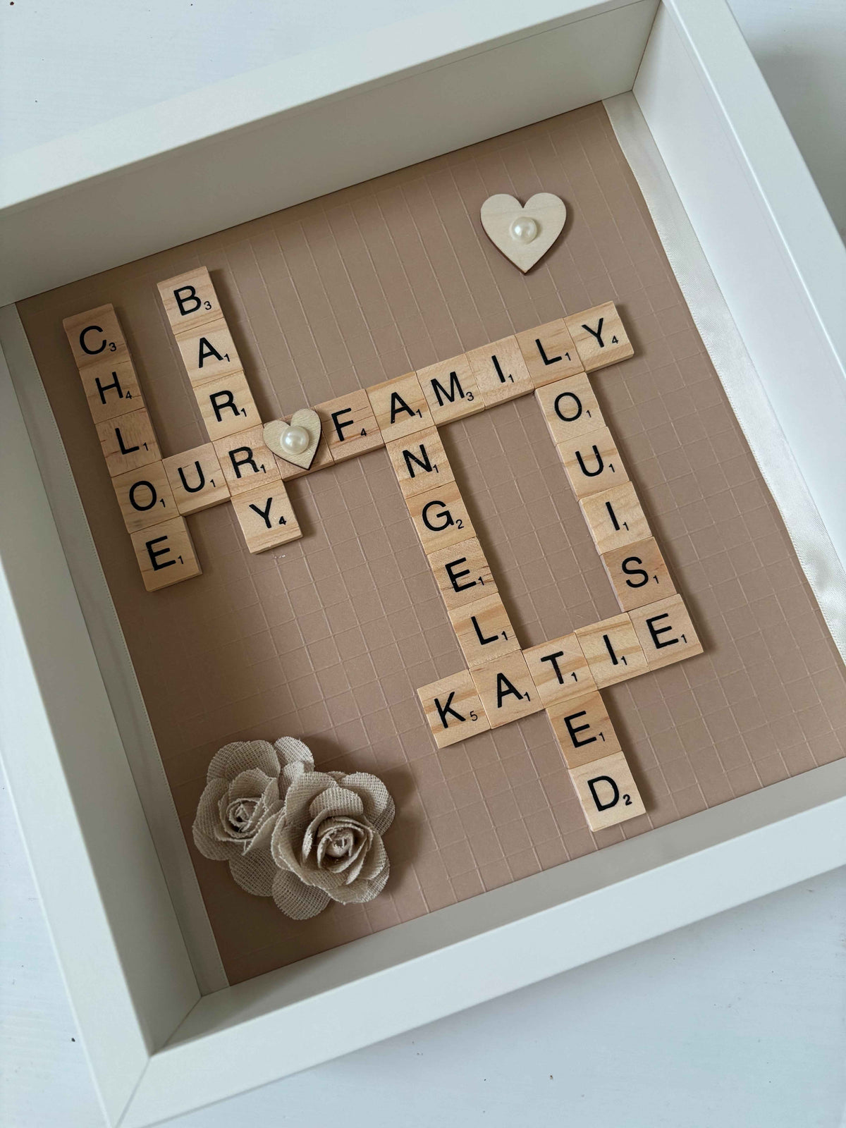 Family Scrabble Frame