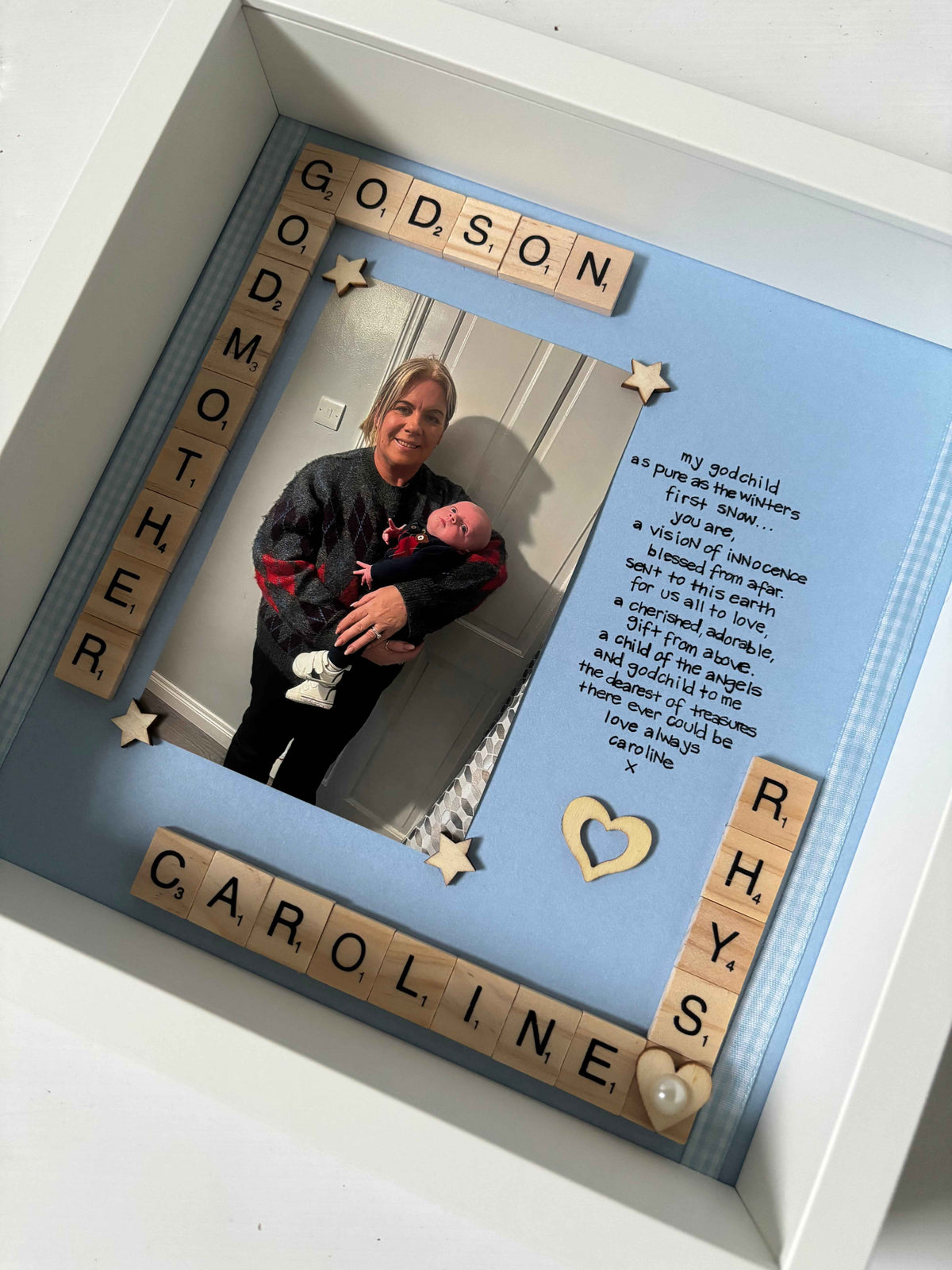 Godmother/Godfather Frame-With Photograph & Short Poem