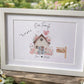 Family Pebble Framed Print Picture Perfect Scrabble
