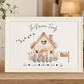 Family Pebble Framed Print Picture Perfect Scrabble