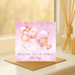 Welcome to the world Baby Card - Picture Perfect Scrabble