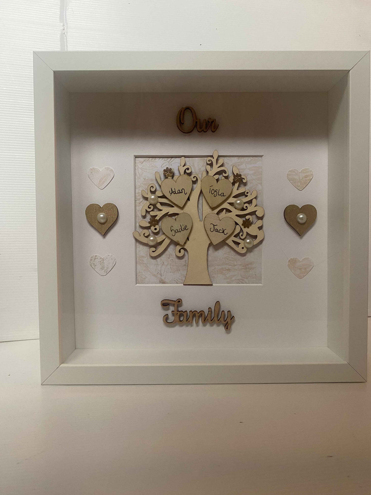 Our Family Tree Frame-With lettering