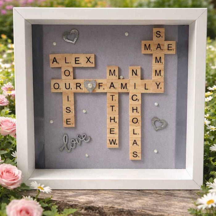 Family Scrabble Frame