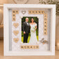 Wedding Frame With Photograph Picture Perfect Scrabble