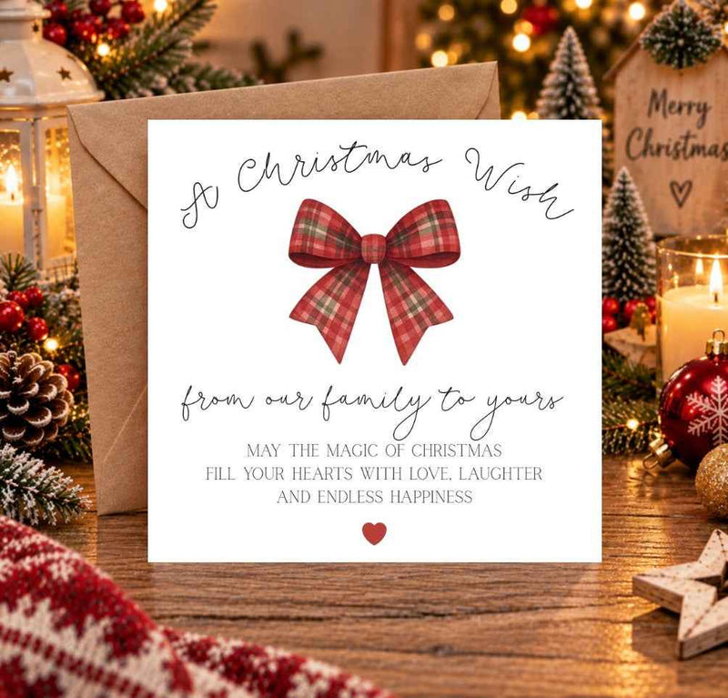 A Christmas Wish Christmas Card