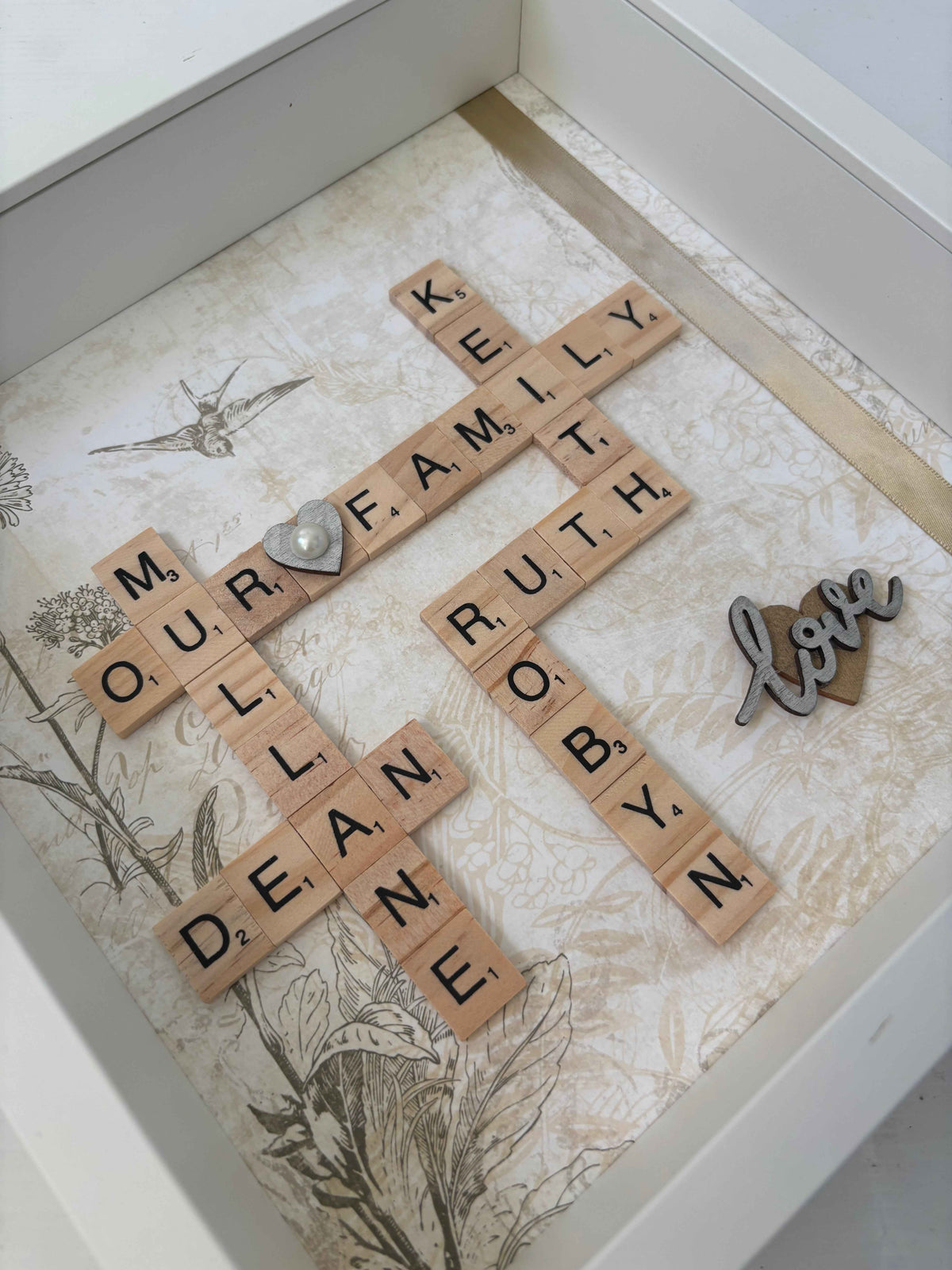 Family Scrabble Frame