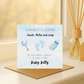 Congratulations to the Family Baby Card - Picture Perfect Scrabble