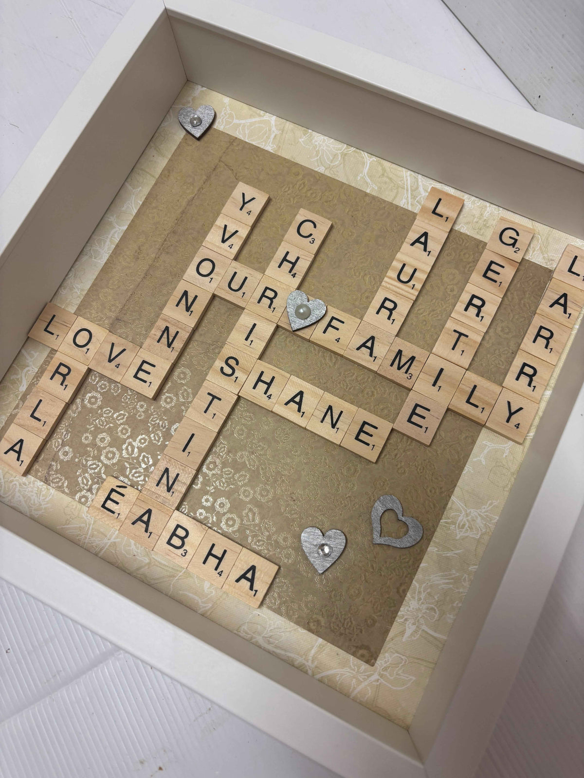 Family Scrabble Frame