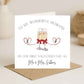 Personalised First Valentines As Mr&Mrs Husband Card