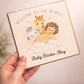 Welcome to the world Baby Card - Picture Perfect Scrabble