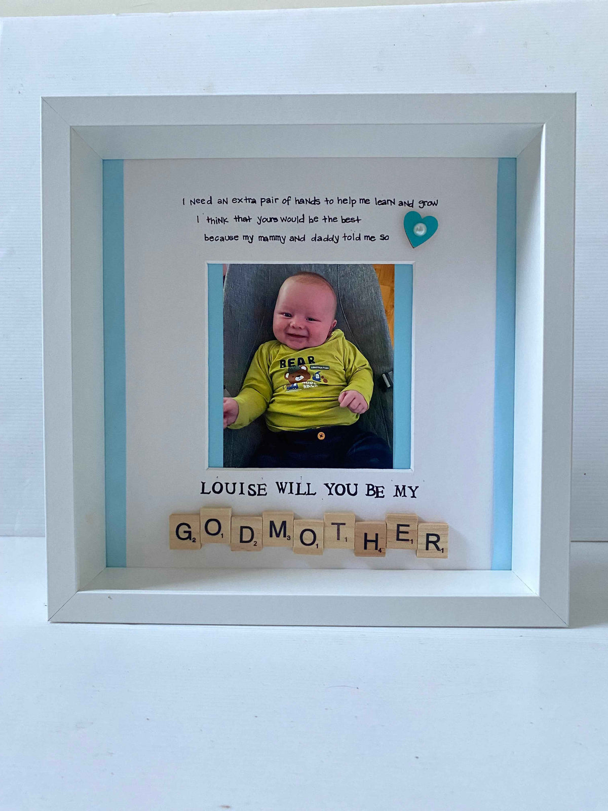 Will you be my Godmother/Godfather frame