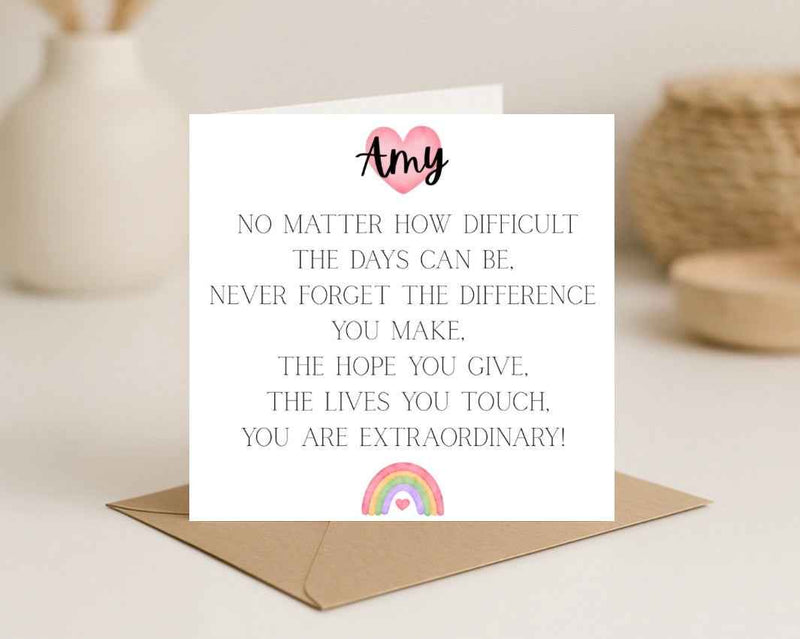 You Are Extraordinary Card