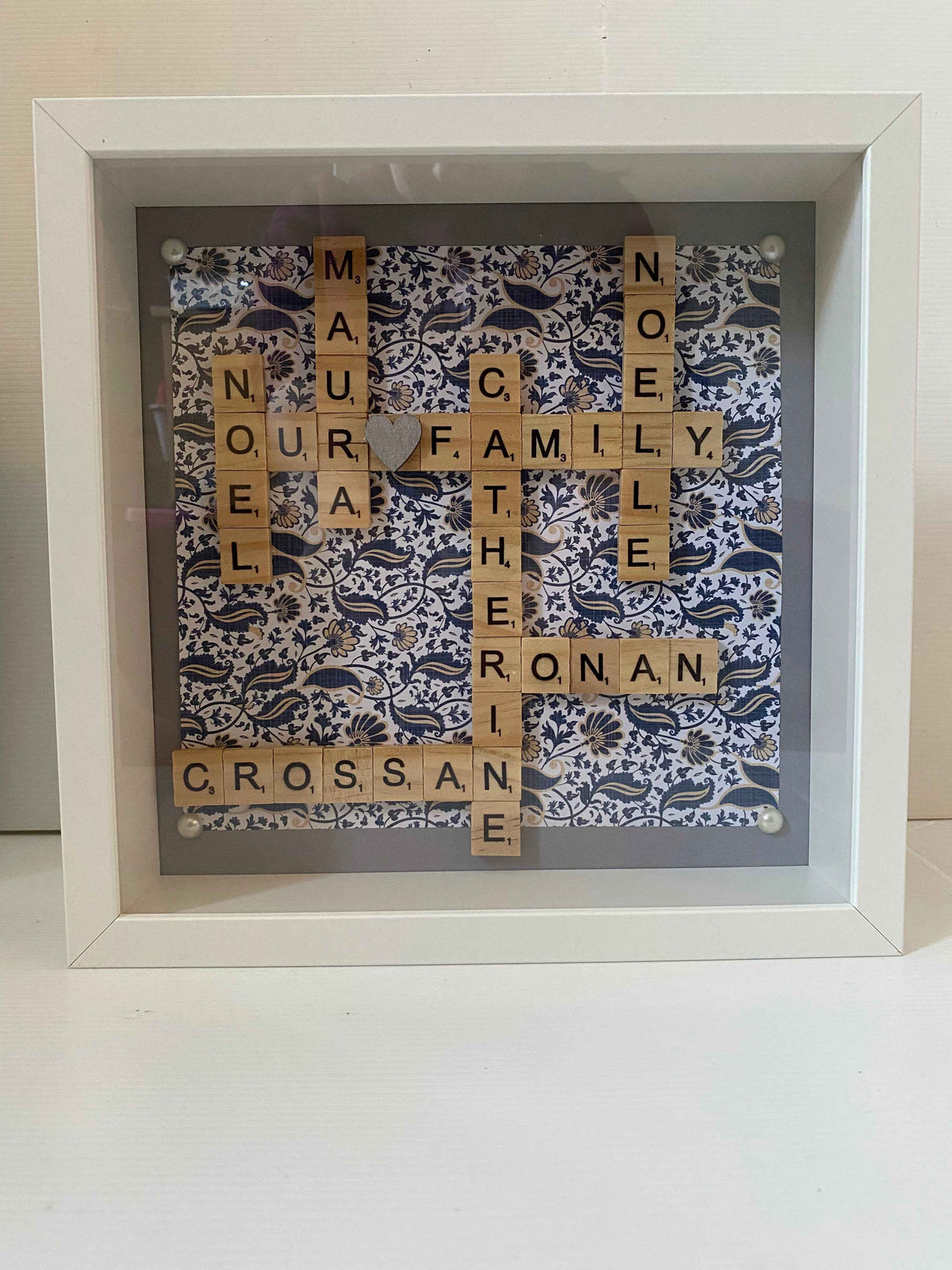 Family Scrabble Frame