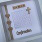 Communion/Confirmation Frame-With Praying Boy/Girl and space for a photo