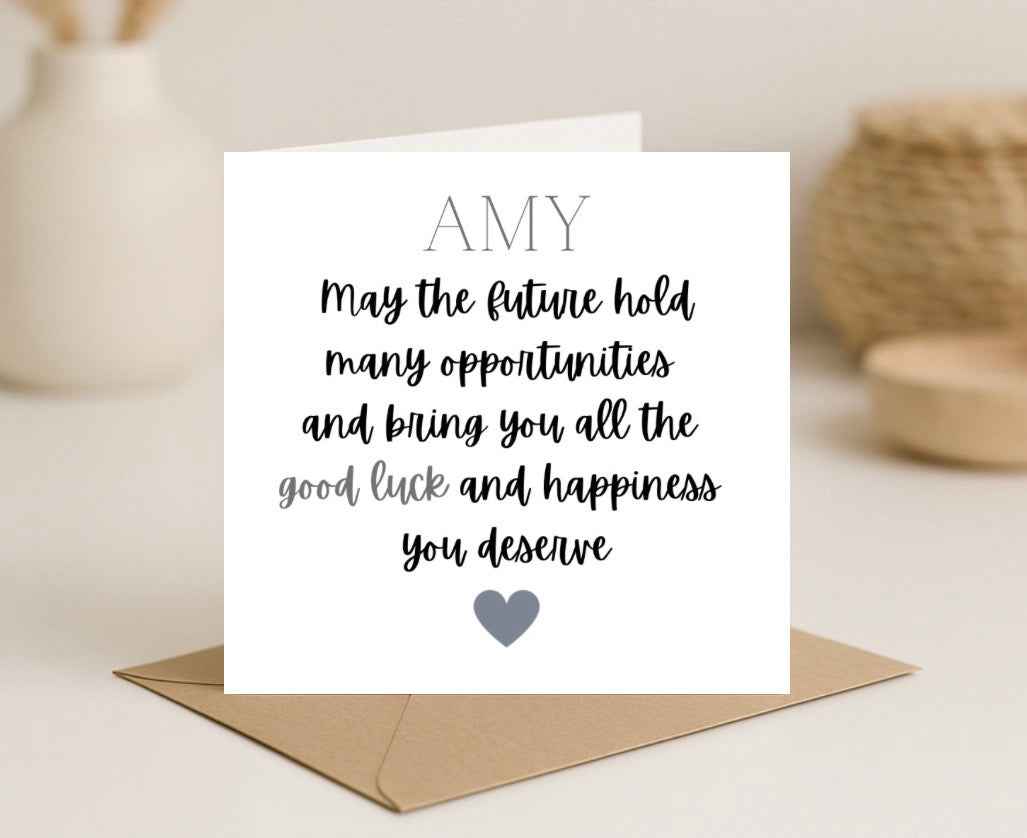 Good Luck Card
