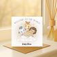 Welcome to the world Baby Card - Picture Perfect Scrabble