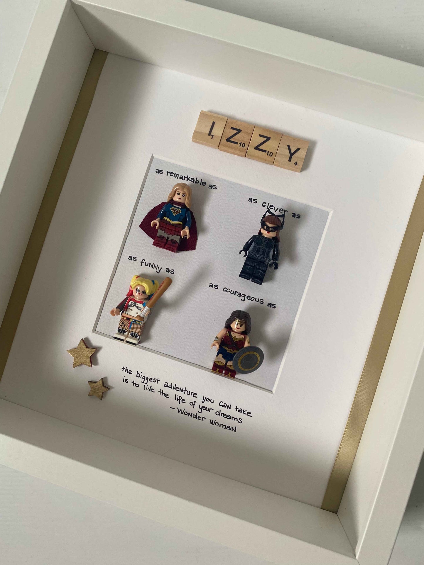 Girls Lego Superhero Frame