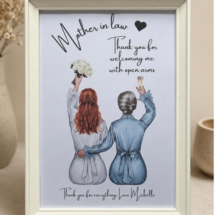 Mother in law Framed Print