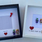 The Joker & Harley Quinn Lego Frame