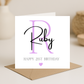 Name Birthday Card - Picture Perfect Scrabble