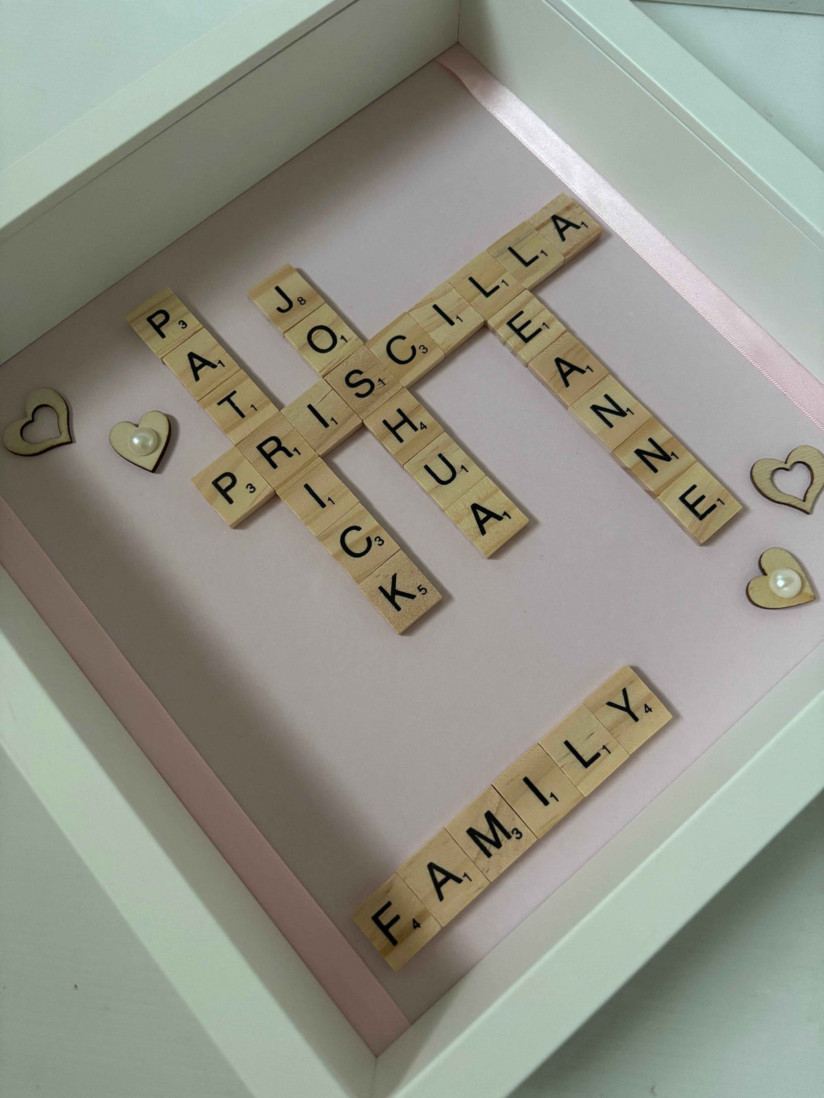 Family Scrabble Frame