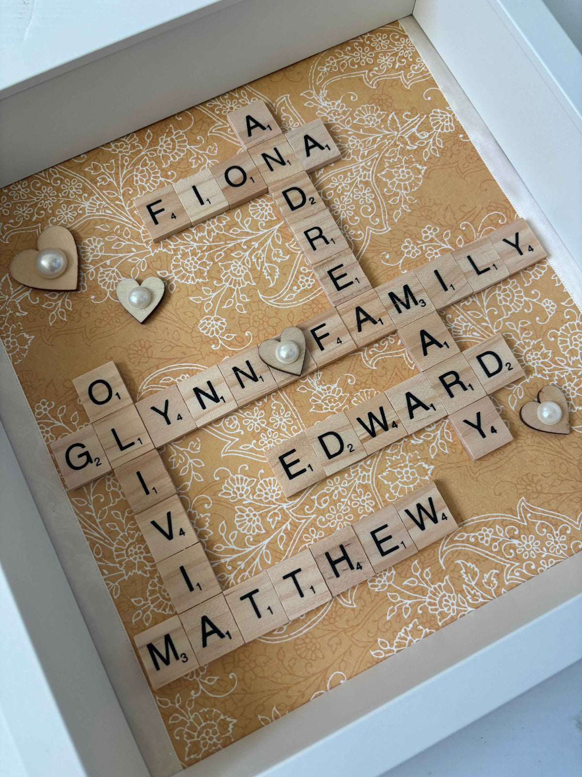 Family Scrabble Frame