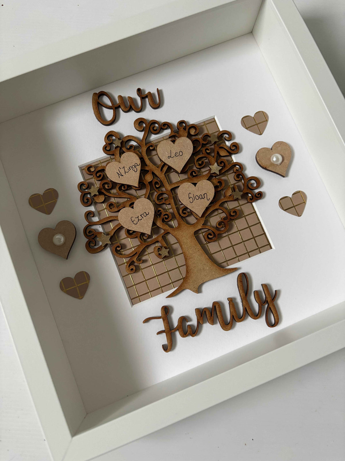 Our Family Tree Frame-With lettering
