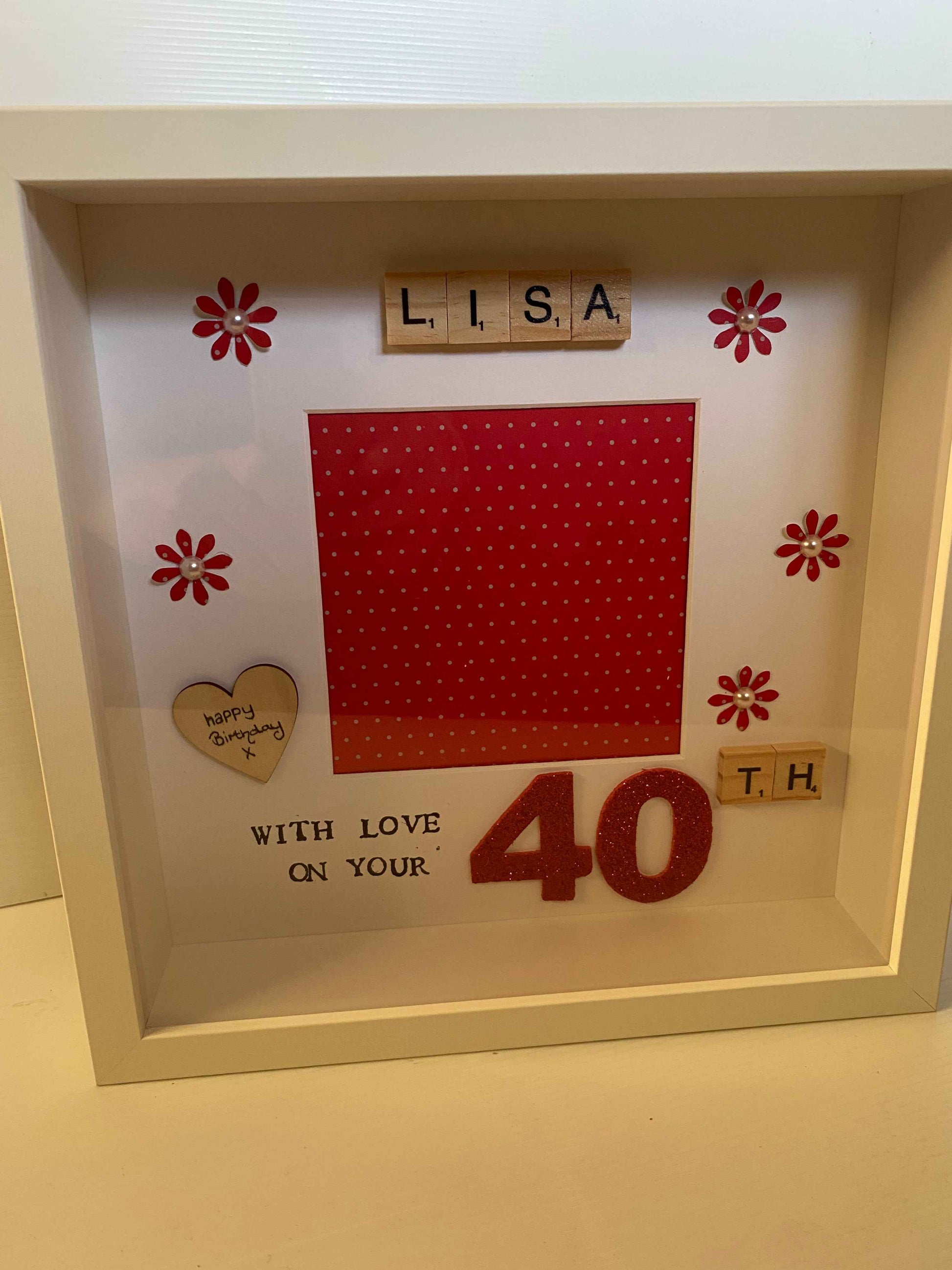 Birthday Frame-With Space For A Photo