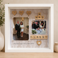 Wedding Frame-With Two Photos and Quote - Picture Perfect Scrabble