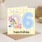 Bluey Personalised Birthday Card - Picture Perfect Scrabble