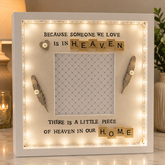 Heaven Frame-With Photo and Lights Picture Perfect Scrabble