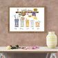 Wellie Boot Framed Family Print