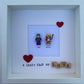 The Joker & Harley Quinn Lego Frame