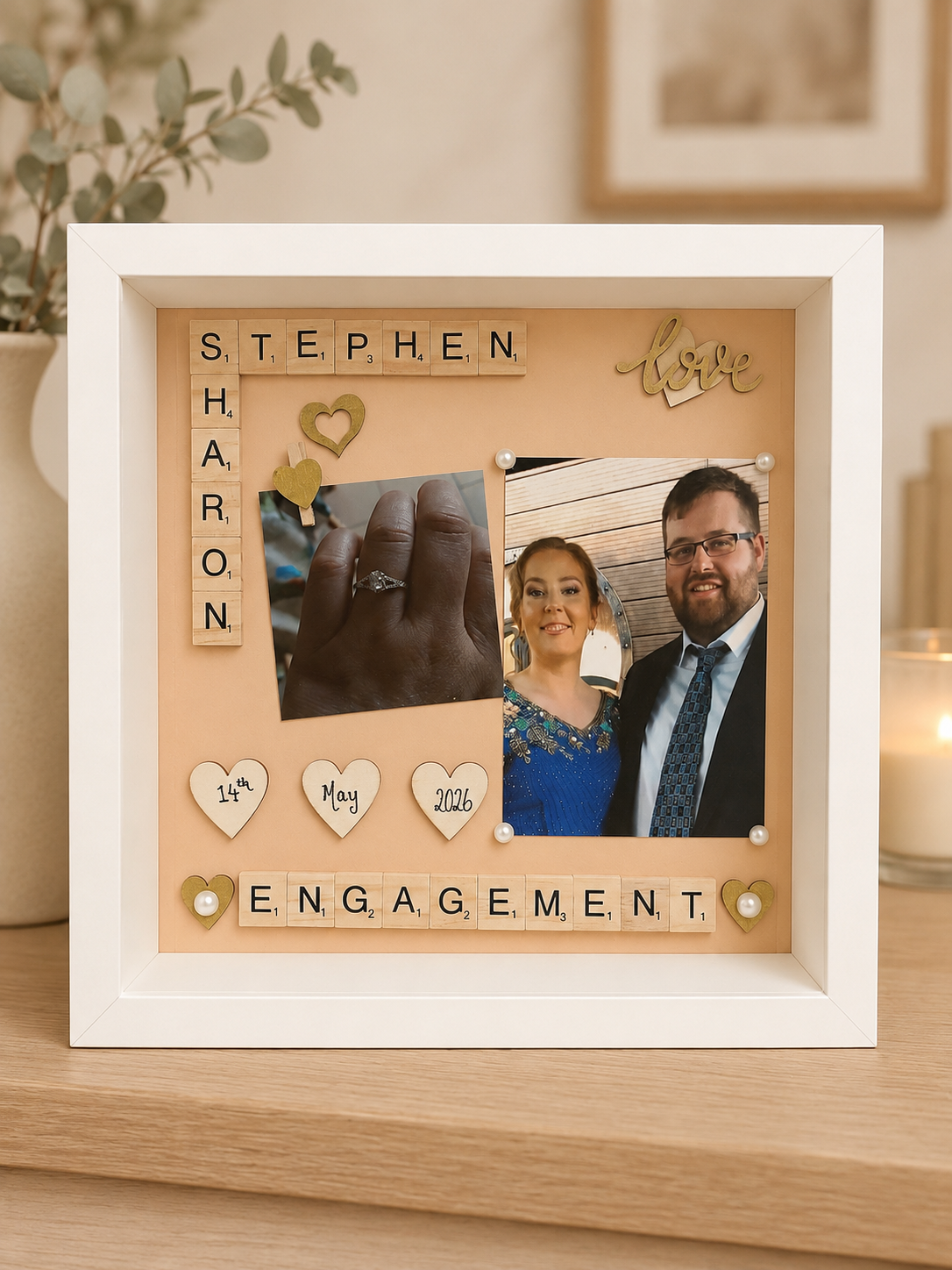 Engagement Frame-with two photos