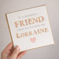 Personalised Happy Birthday Friend Card - Picture Perfect Scrabble