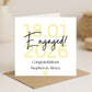 Personalised Engagement Card