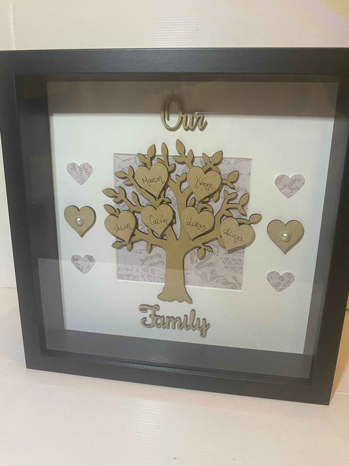 Our Family Tree Frame-With lettering