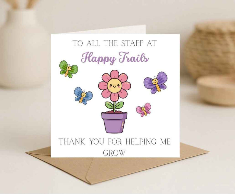 Playschool/Preschool Card