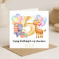 Animal Party Birthday Card