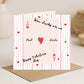 How Lucky Are We Valentines Day Card