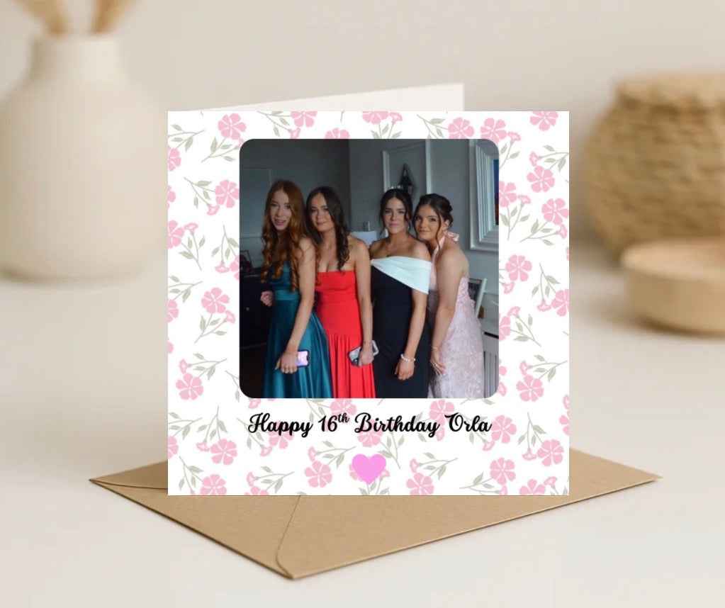 Any Occasion Card-With Photo & Text