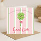 Good Luck Card