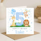 Boys Animal Birthday Card