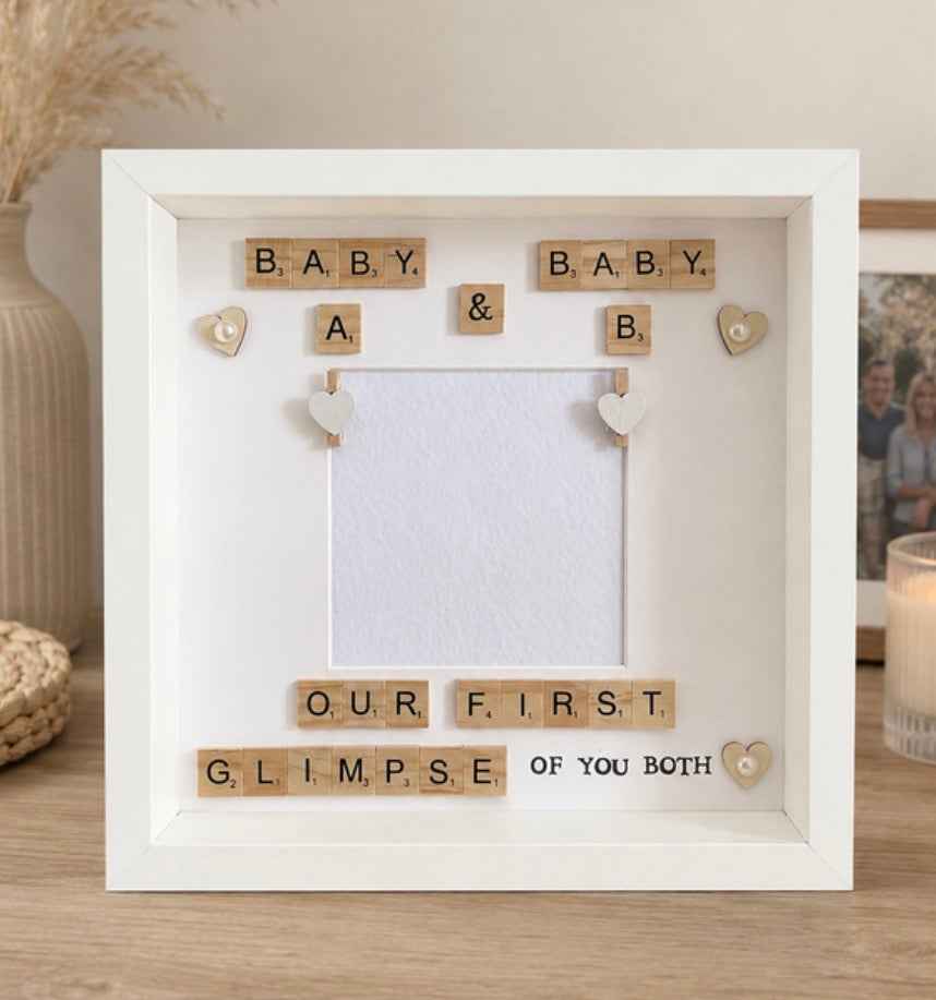 Twin Baby Scan Frame